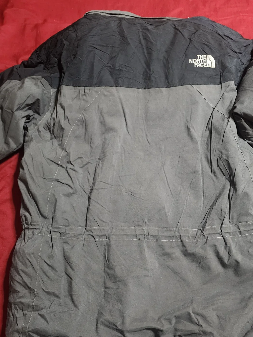 The North Face Men’s Gray & Black HyVent Insulated Hooded Jacket